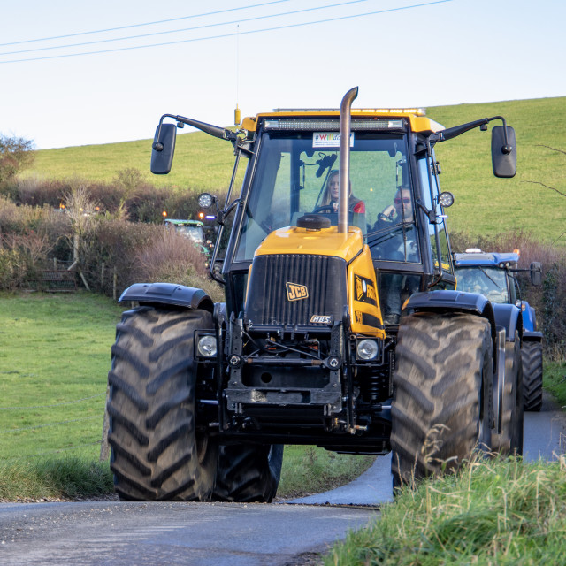 "#WillDoes KMC Tractor Run 2020" by Dorset Rural Photography - £5.00 "#WillDoes KMC Tractor Run 2020" stock image