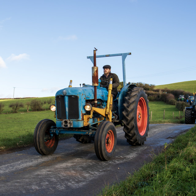 "#WillDoes KMC Tractor Run 2020" by Dorset Rural Photography - £5.00 "#WillDoes KMC Tractor Run 2020" stock image