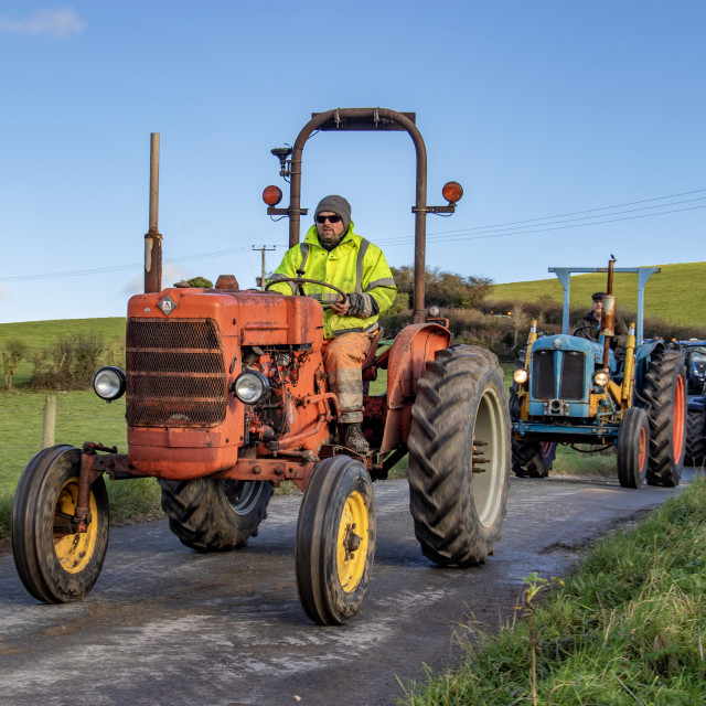 "#WillDoes KMC Tractor Run 2020" by Dorset Rural Photography - £5.00 "#WillDoes KMC Tractor Run 2020" stock image
