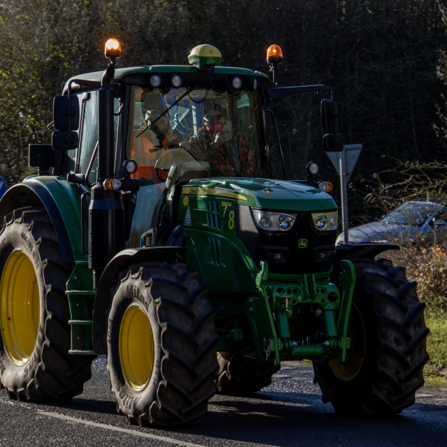 "#WillDoes KMC Tractor Run 2020" by Dorset Rural Photography - £5.00 "#WillDoes KMC Tractor Run 2020" stock image