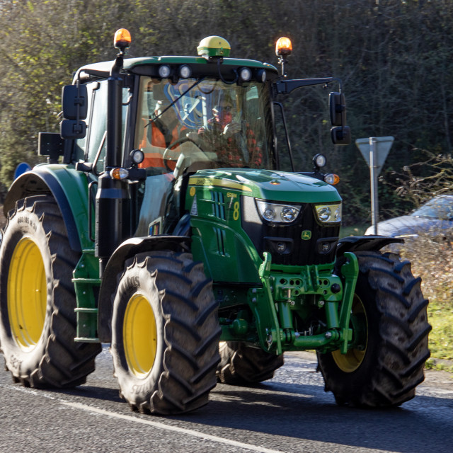 "#WillDoes KMC Tractor Run 2020" by Dorset Rural Photography - £5.00 "#WillDoes KMC Tractor Run 2020" stock image