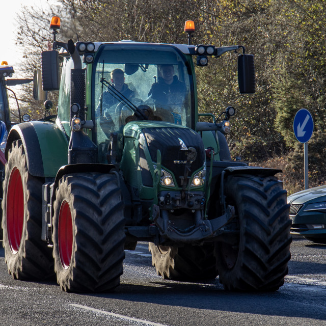 "#WillDoes KMC Tractor Run 2020" by Dorset Rural Photography - £5.00 "#WillDoes KMC Tractor Run 2020" stock image
