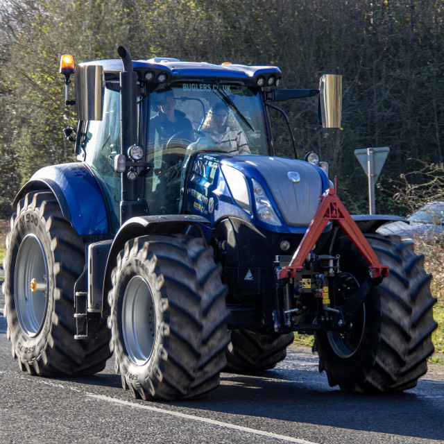 "#WillDoes KMC Tractor Run 2020" by Dorset Rural Photography - £5.00 "#WillDoes KMC Tractor Run 2020" stock image