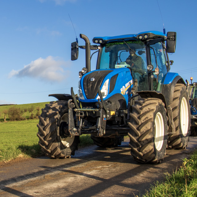 "#WillDoes KMC Tractor Run 2020" by Dorset Rural Photography - £5.00 "#WillDoes KMC Tractor Run 2020" stock image