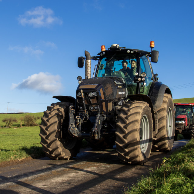 "#WillDoes KMC Tractor Run 2020" by Dorset Rural Photography - £5.00 "#WillDoes KMC Tractor Run 2020" stock image
