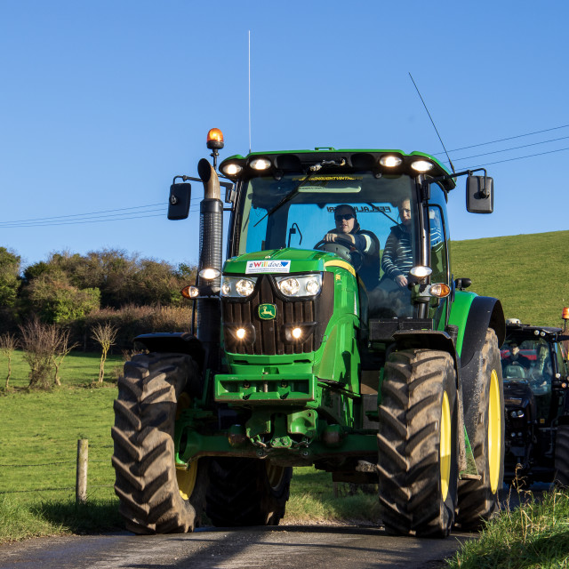 "#WillDoes KMC Tractor Run 2020" by Dorset Rural Photography - £5.00 "#WillDoes KMC Tractor Run 2020" stock image