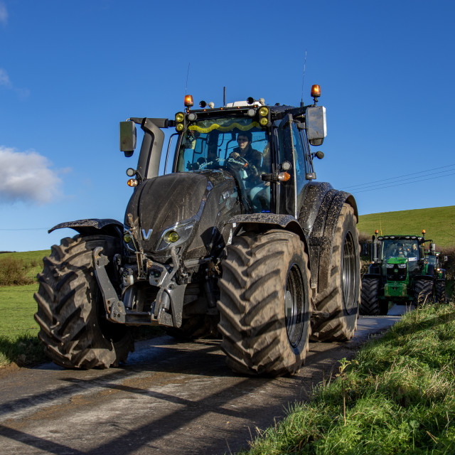 "#WillDoes KMC Tractor Run 2020" by Dorset Rural Photography - £5.00 "#WillDoes KMC Tractor Run 2020" stock image
