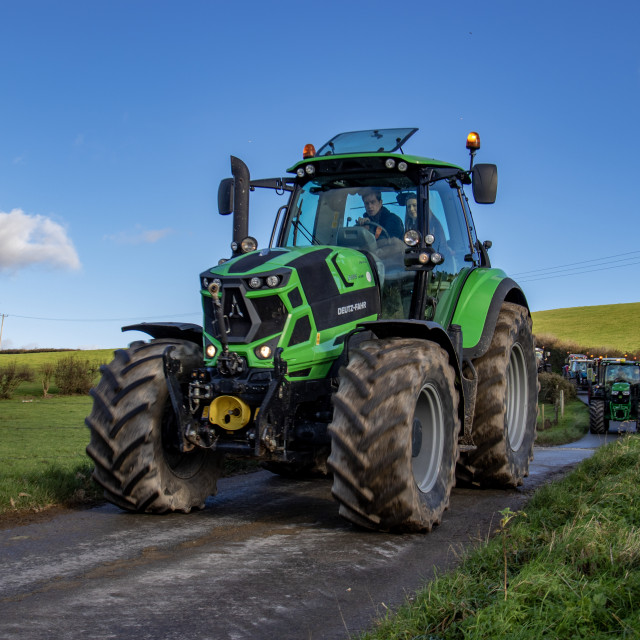 "#WillDoes KMC Tractor Run 2020" by Dorset Rural Photography - £5.00 "#WillDoes KMC Tractor Run 2020" stock image