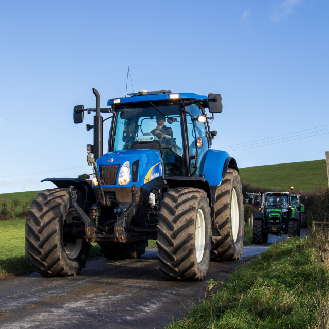 "#WillDoes KMC Tractor Run 2020" by Dorset Rural Photography - £5.00 "#WillDoes KMC Tractor Run 2020" stock image