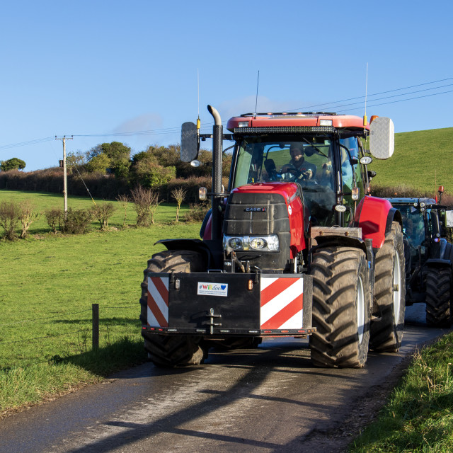 "#WillDoes KMC Tractor Run 2020" by Dorset Rural Photography - £5.00 "#WillDoes KMC Tractor Run 2020" stock image