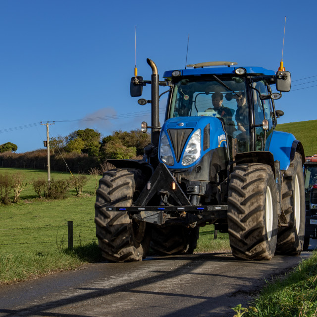 "#WillDoes KMC Tractor Run 2020" by Dorset Rural Photography - £5.00 "#WillDoes KMC Tractor Run 2020" stock image