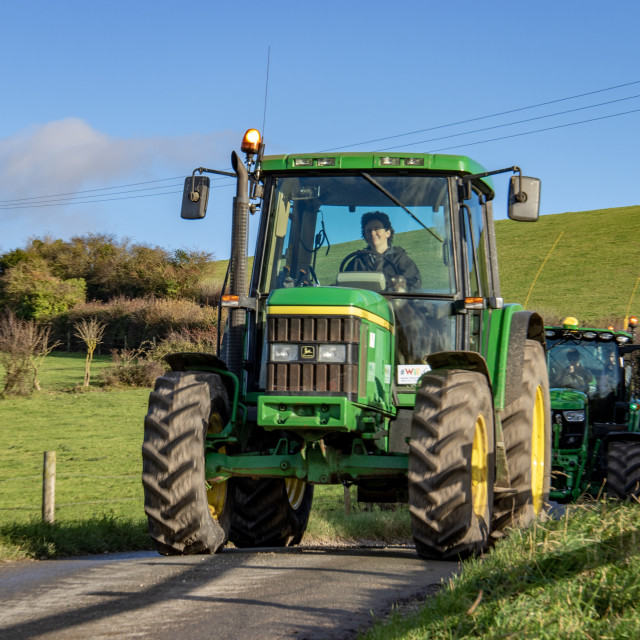 "#WillDoes KMC Tractor Run 2020" by Dorset Rural Photography - £5.00 "#WillDoes KMC Tractor Run 2020" stock image