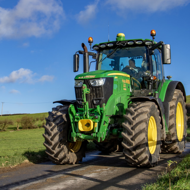 "#WillDoes KMC Tractor Run 2020" by Dorset Rural Photography - £5.00 "#WillDoes KMC Tractor Run 2020" stock image