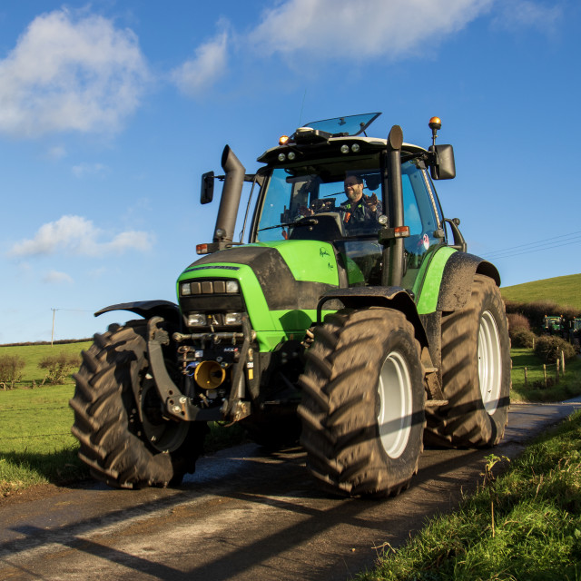 "#WillDoes KMC Tractor Run 2020" by Dorset Rural Photography - £5.00 "#WillDoes KMC Tractor Run 2020" stock image