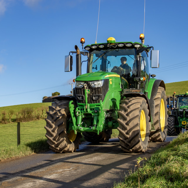 "#WillDoes KMC Tractor Run 2020" by Dorset Rural Photography - £5.00 "#WillDoes KMC Tractor Run 2020" stock image
