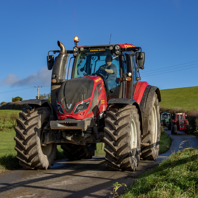 "#WillDoes KMC Tractor Run 2020" by Dorset Rural Photography - £5.00 "#WillDoes KMC Tractor Run 2020" stock image