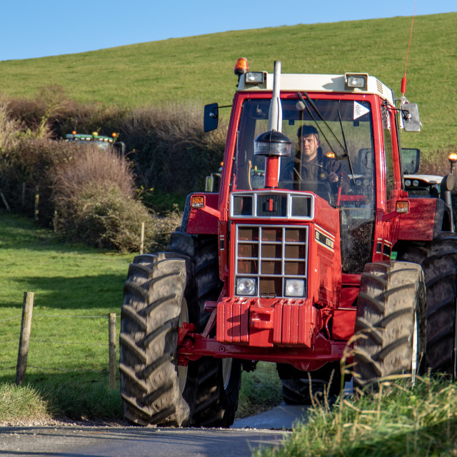 "#WillDoes KMC Tractor Run 2020" by Dorset Rural Photography - £5.00 "#WillDoes KMC Tractor Run 2020" stock image