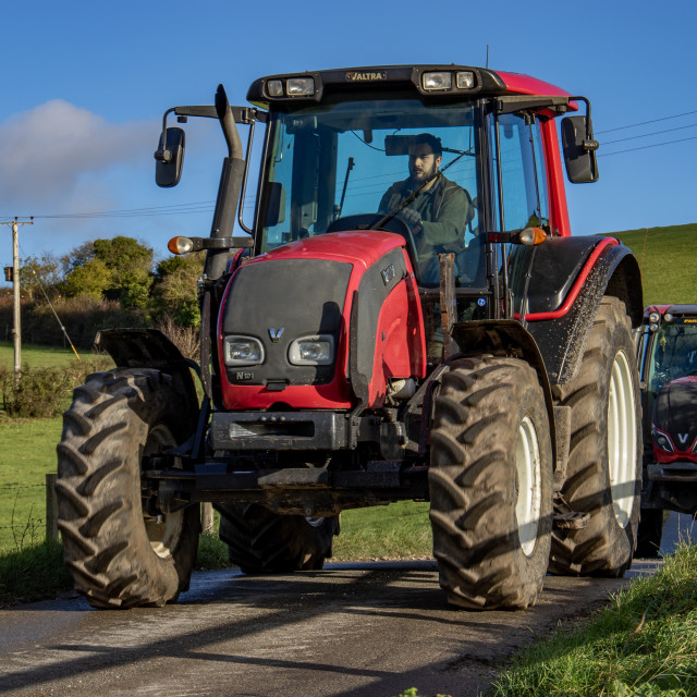 "#WillDoes KMC Tractor Run 2020" by Dorset Rural Photography - £5.00 "#WillDoes KMC Tractor Run 2020" stock image