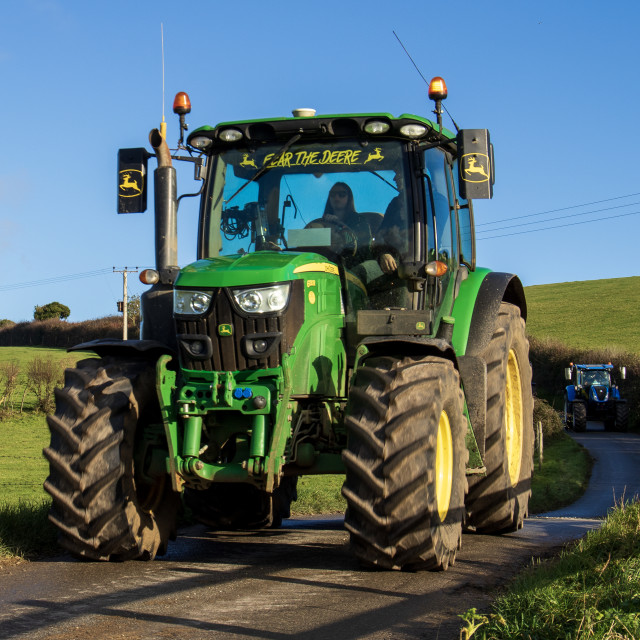 "#WillDoes KMC Tractor Run 2020" by Dorset Rural Photography - £5.00 "#WillDoes KMC Tractor Run 2020" stock image