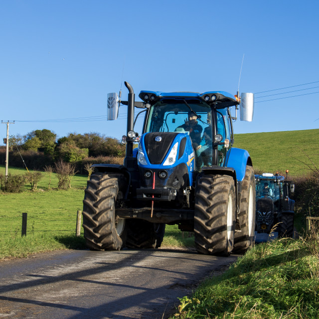 "#WillDoes KMC Tractor Run 2020" by Dorset Rural Photography - £5.00 "#WillDoes KMC Tractor Run 2020" stock image