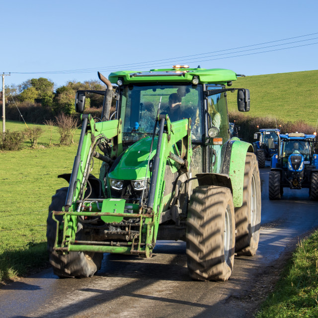 "#WillDoes KMC Tractor Run 2020" by Dorset Rural Photography - £5.00 "#WillDoes KMC Tractor Run 2020" stock image
