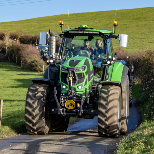 "#WillDoes KMC Tractor Run 2020" by Dorset Rural Photography - £5.00 "#WillDoes KMC Tractor Run 2020" stock image