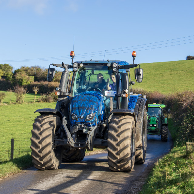 "#WillDoes KMC Tractor Run 2020" by Dorset Rural Photography - £5.00 "#WillDoes KMC Tractor Run 2020" stock image