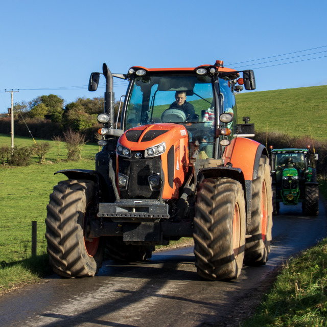 "#WillDoes KMC Tractor Run 2020" by Dorset Rural Photography - £5.00 "#WillDoes KMC Tractor Run 2020" stock image