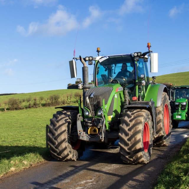 "#WillDoes KMC Tractor Run 2020" by Dorset Rural Photography - £5.00 "#WillDoes KMC Tractor Run 2020" stock image