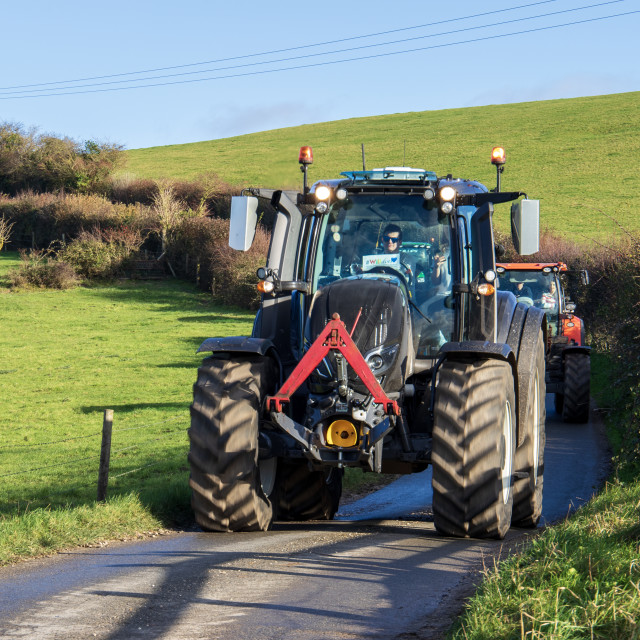 "#WillDoes KMC Tractor Run 2020" by Dorset Rural Photography - £5.00 "#WillDoes KMC Tractor Run 2020" stock image