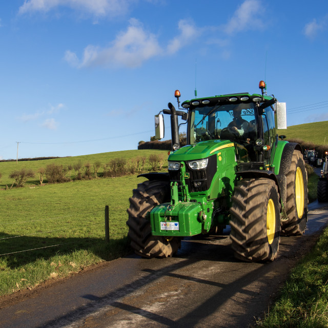 "#WillDoes KMC Tractor Run 2020" by Dorset Rural Photography - £5.00 "#WillDoes KMC Tractor Run 2020" stock image