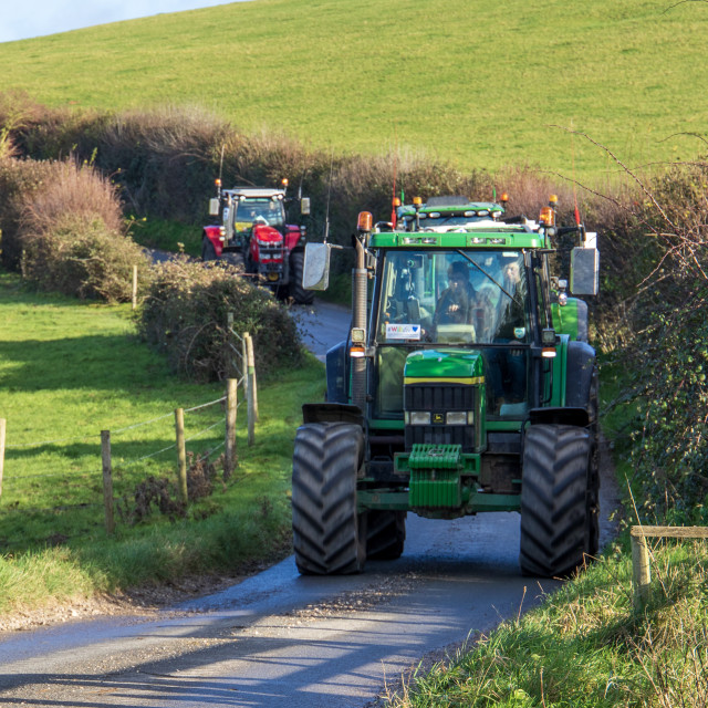 "#WillDoes KMC Tractor Run 2020" by Dorset Rural Photography - £5.00 "#WillDoes KMC Tractor Run 2020" stock image