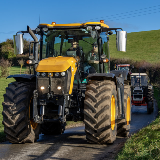 "#WillDoes KMC Tractor Run 2020" by Dorset Rural Photography - £5.00 "#WillDoes KMC Tractor Run 2020" stock image