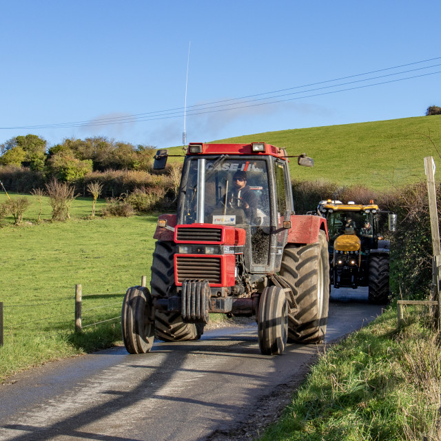 "#WillDoes KMC Tractor Run 2020" by Dorset Rural Photography - £5.00 "#WillDoes KMC Tractor Run 2020" stock image