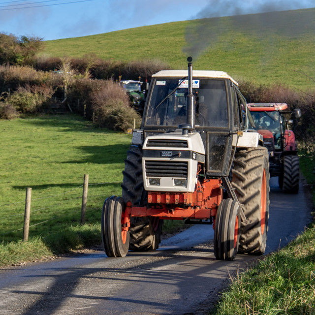 "#WillDoes KMC Tractor Run 2020" by Dorset Rural Photography - £5.00 "#WillDoes KMC Tractor Run 2020" stock image