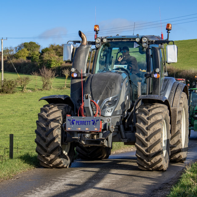 "#WillDoes KMC Tractor Run 2020" by Dorset Rural Photography - £5.00 "#WillDoes KMC Tractor Run 2020" stock image