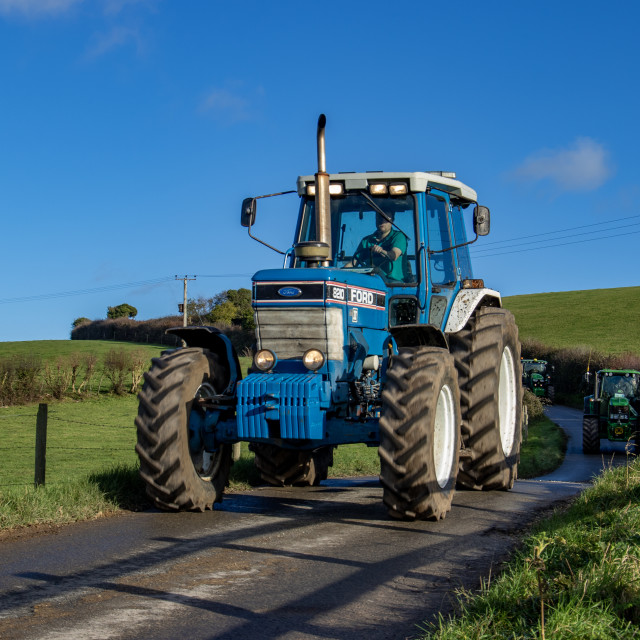 "#WillDoes KMC Tractor Run 2020" by Dorset Rural Photography - £5.00 "#WillDoes KMC Tractor Run 2020" stock image