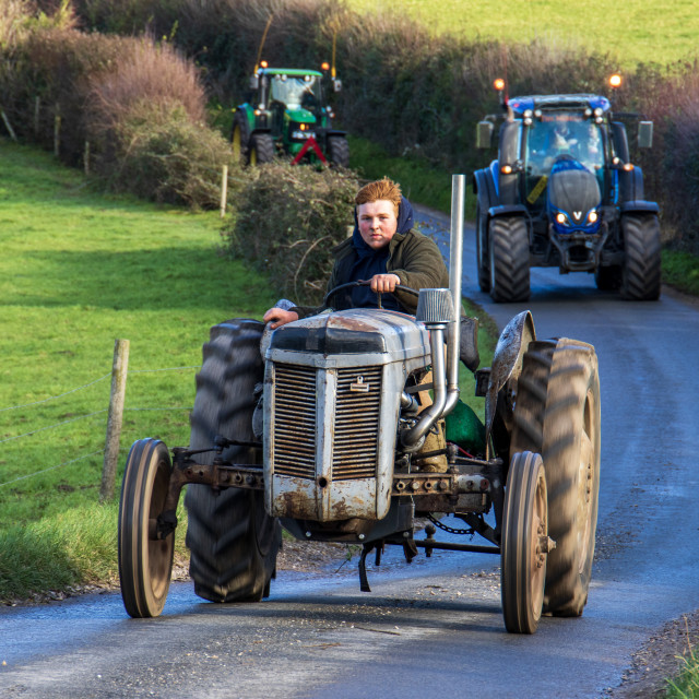 "#WillDoes KMC Tractor Run 2020" by Dorset Rural Photography - £5.00 "#WillDoes KMC Tractor Run 2020" stock image