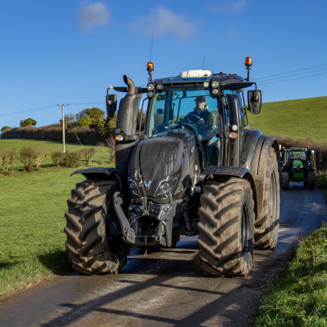 "#WillDoes KMC Tractor Run 2020" by Dorset Rural Photography - £5.00 "#WillDoes KMC Tractor Run 2020" stock image
