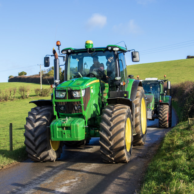 "#WillDoes KMC Tractor Run 2020" by Dorset Rural Photography - £5.00 "#WillDoes KMC Tractor Run 2020" stock image