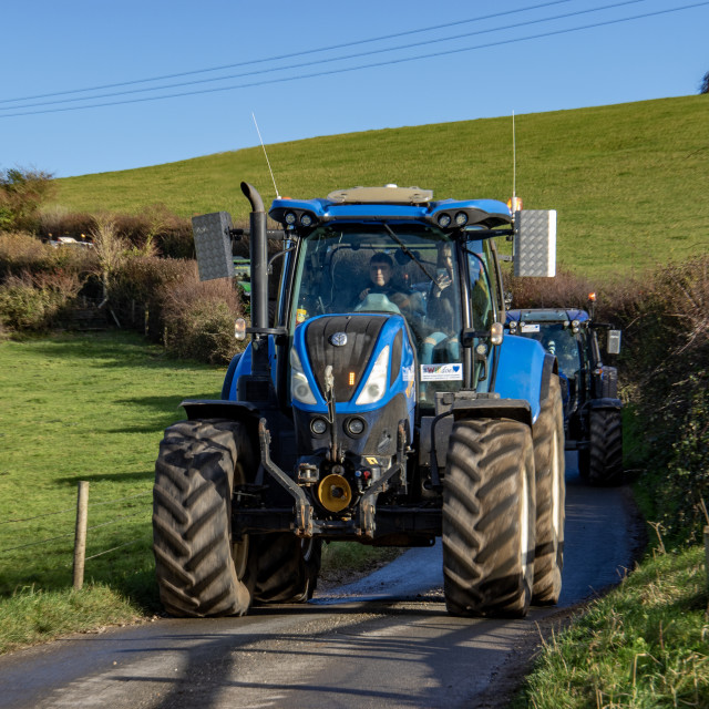 "#WillDoes KMC Tractor Run 2020" by Dorset Rural Photography - £5.00 "#WillDoes KMC Tractor Run 2020" stock image