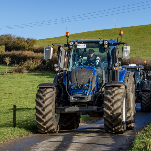 "#WillDoes KMC Tractor Run 2020" by Dorset Rural Photography - £5.00 "#WillDoes KMC Tractor Run 2020" stock image