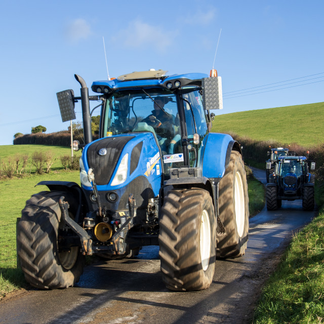 "#WillDoes KMC Tractor Run 2020" by Dorset Rural Photography - £5.00 "#WillDoes KMC Tractor Run 2020" stock image