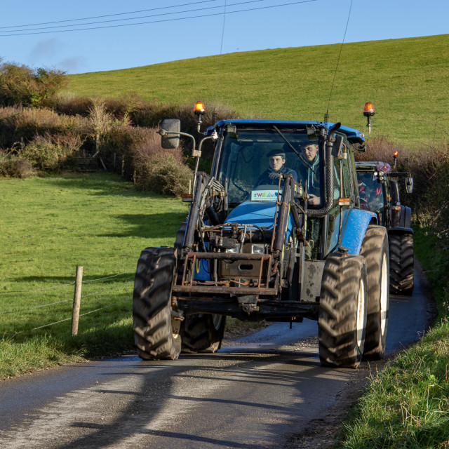 "#WillDoes KMC Tractor Run 2020" by Dorset Rural Photography - £5.00 "#WillDoes KMC Tractor Run 2020" stock image
