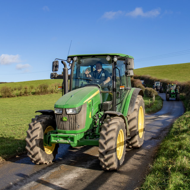 "#WillDoes KMC Tractor Run 2020" by Dorset Rural Photography - £5.00 "#WillDoes KMC Tractor Run 2020" stock image