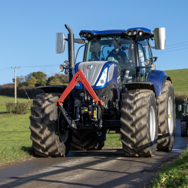 "#WillDoes KMC Tractor Run 2020" by Dorset Rural Photography - £5.00 "#WillDoes KMC Tractor Run 2020" stock image