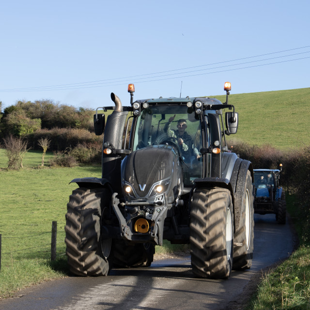 "#WillDoes KMC Tractor Run 2020" by Dorset Rural Photography - £5.00 "#WillDoes KMC Tractor Run 2020" stock image