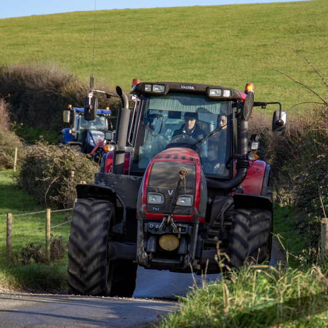 "#WillDoes KMC Tractor Run 2020" by Dorset Rural Photography - £5.00 "#WillDoes KMC Tractor Run 2020" stock image