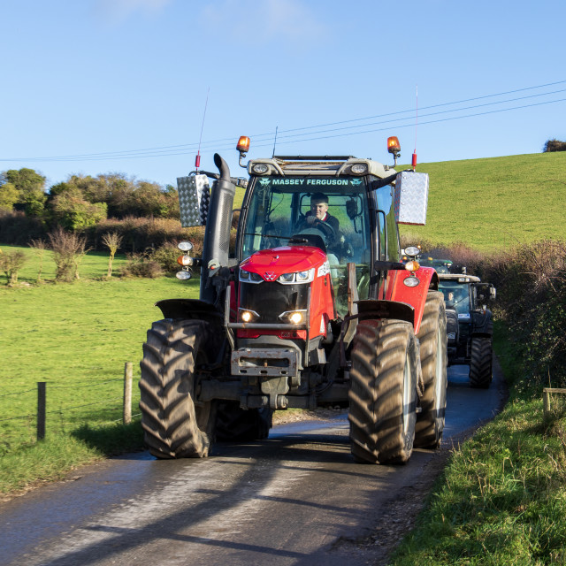 "#WillDoes KMC Tractor Run 2020" by Dorset Rural Photography - £5.00 "#WillDoes KMC Tractor Run 2020" stock image