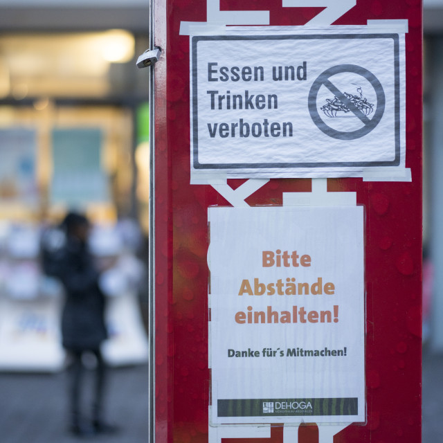 "sign: "Eating and Drinking forbidden"" stock image